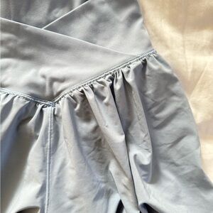 Aerie Offline Baby Blue Criss Cross Flowy Shorts